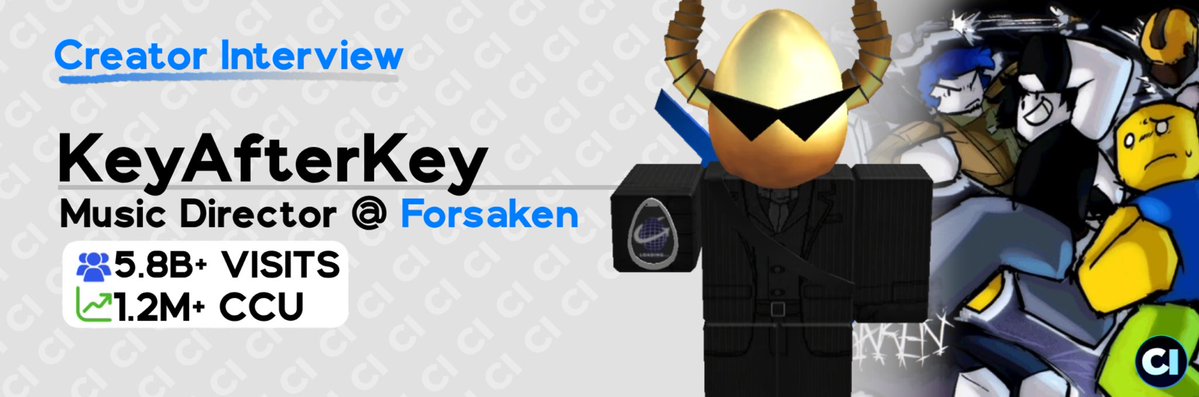 CreatorIntelRBX's tweet photo. “Leaks happen, private conversations go public.”

We asked @key_after_key, Music Director @rblxforsaken, for his best advice 👇 https://t.co/xMXXWlcUzN