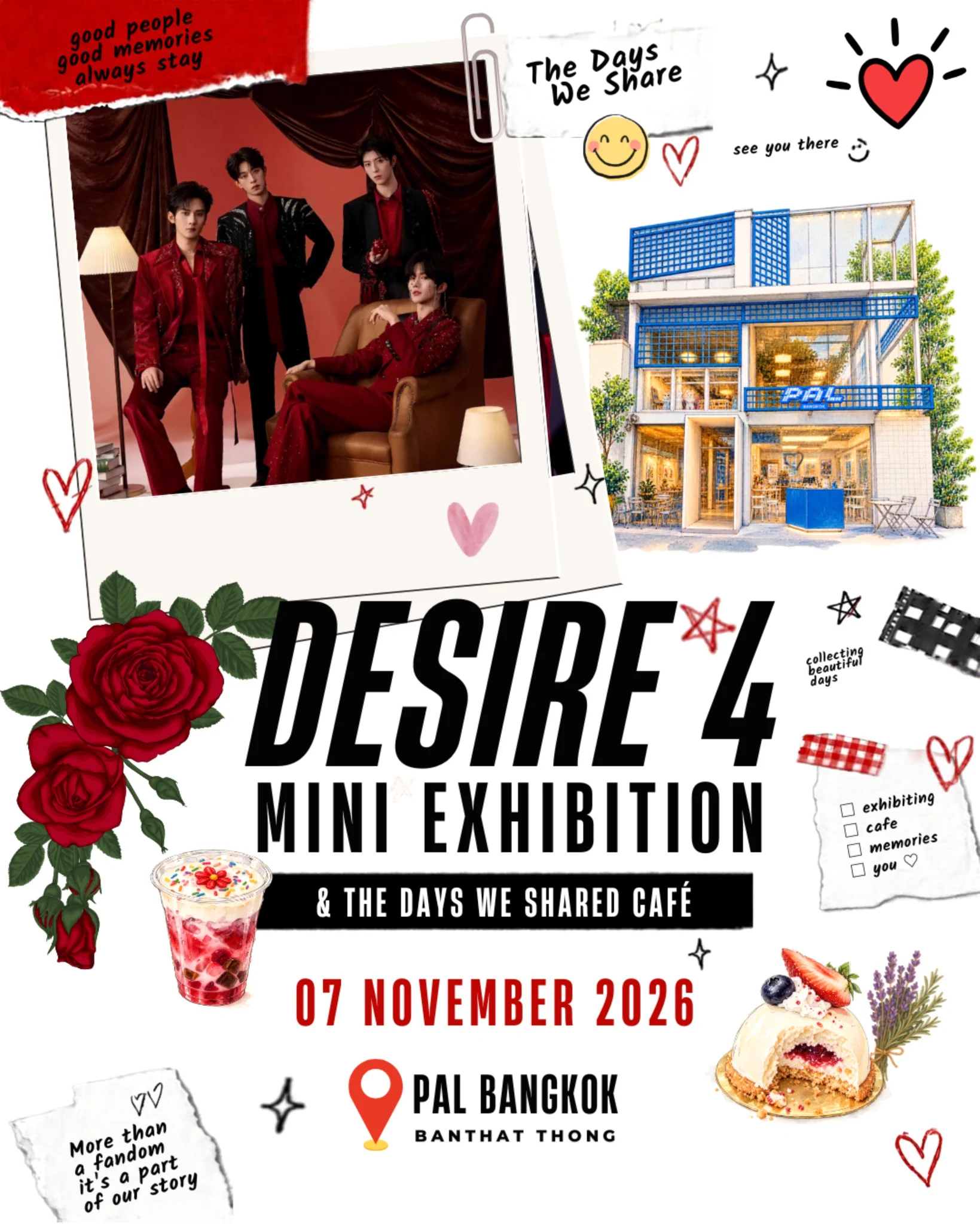 DESIRE4 Mini Exhibition & The Days We Shared Café on X: 