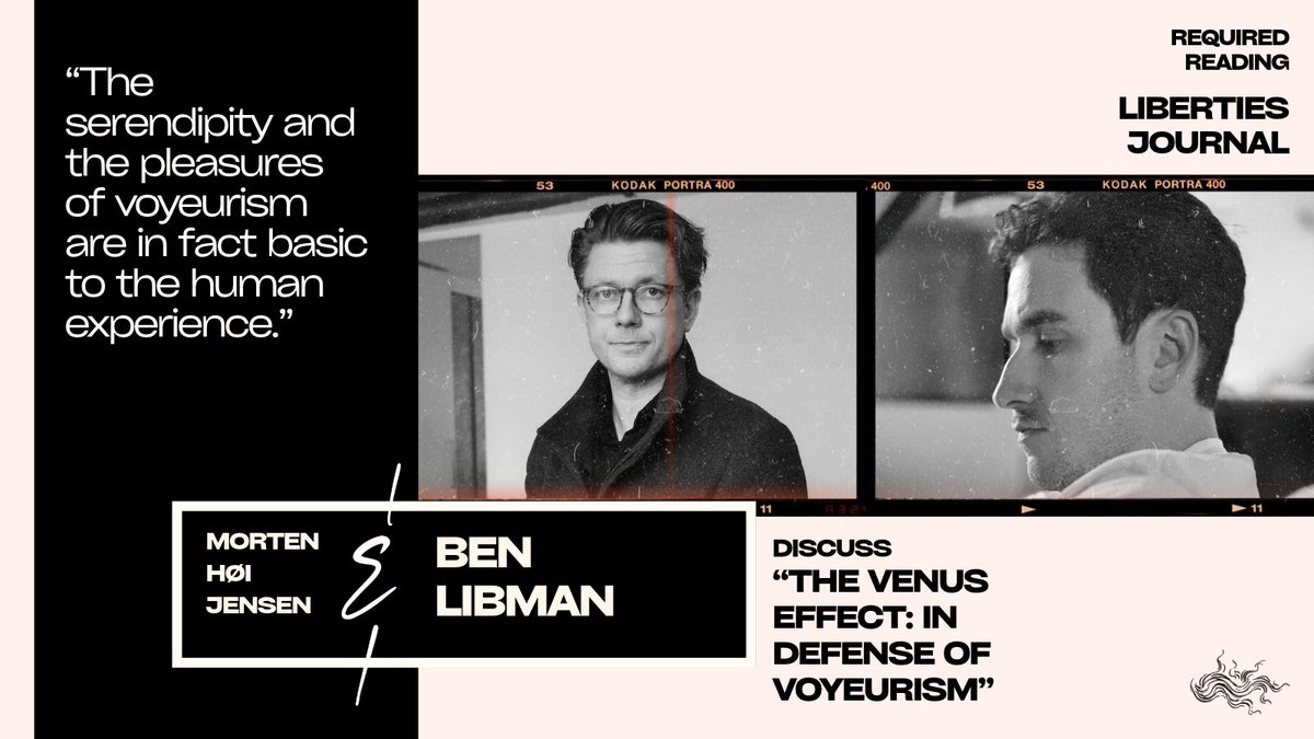 readliberties's tweet photo. On Required Reading @benlibman discusses his recent essay "The Venus Effect: In Defense of Voyeurism" with @MortenHoiJensen https://t.co/PbVPwnERe4