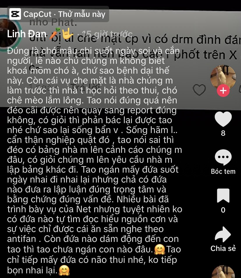 Meomeo_1991's tweet photo. Ai tag dùm Linh Đan vào đây giùm mình, mình cũng không ngán Linh Đan đâu😌 https://t.co/8AsW7e9Fsm