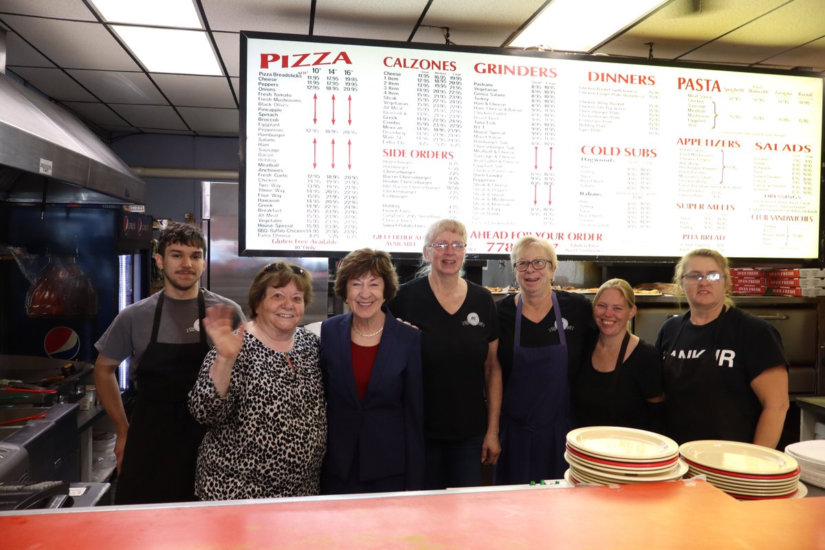 SenSusanCollins's tweet photo. It was a pleasure visiting so many small businesses this week and hearing directly from Mainers where they live and work. Growing up in a small business family, I know how important these businesses are to communities across our state — that’s why I co-authored the Paycheck Protection Program to give them a vital lifeline during the pandemic. Through this program, Maine’s small businesses received more than 47,000 forgivable loans totaling $3.2 billion, sustaining 250,000+ jobs.

As your Senator, I’ll always do everything I can to ensure Maine’s small businesses aren’t just a cherished part of our history, but our future as well.