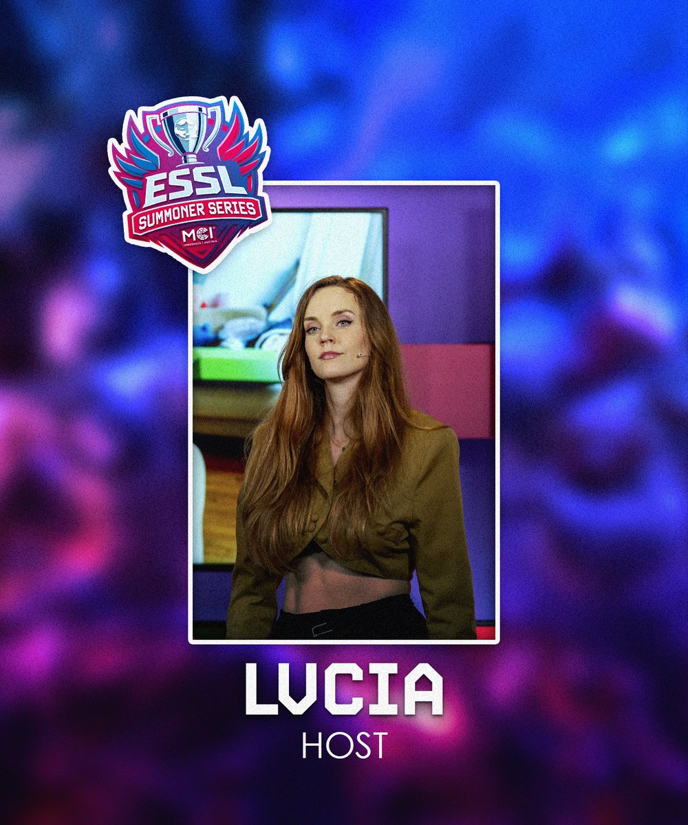 essl_games's tweet photo. Wir freuen uns, @LvciaLive beim Finale der ESSL Summoner Series auf der @VulkanLAN begrüßen zu dürfen! 🔥🎉
Sie weiß, was sie tut, und stellt das jedes Mal aufs Neue unter Beweis! 🤩 https://t.co/EvuM3gk7tZ