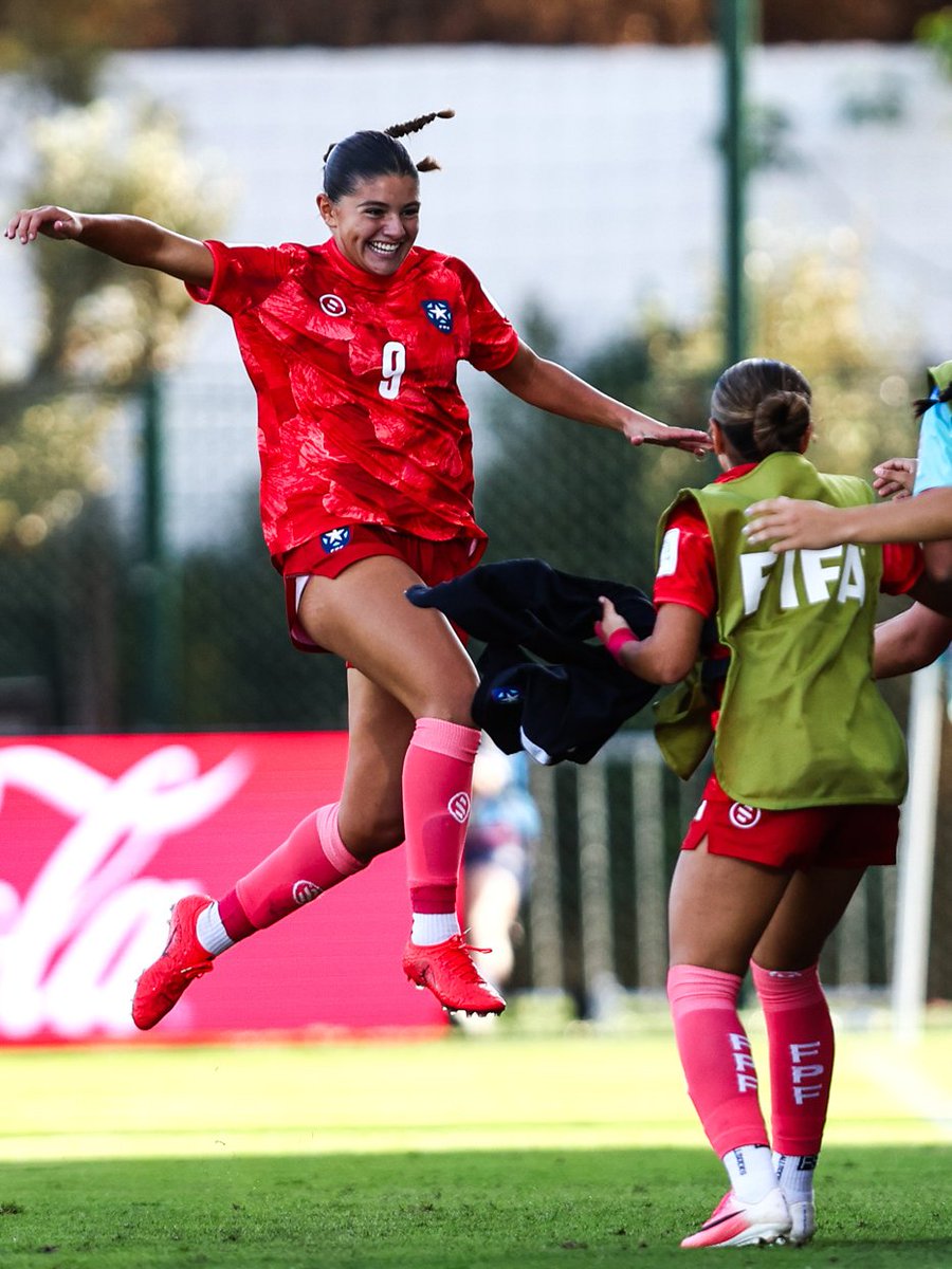 FIFAWWC's tweet photo. Aleeya Olmo, the first player ever to score for Puerto Rico at a FIFA World Cup. 🇵🇷

#U17WWC https://t.co/h7HeQ3ZeRD