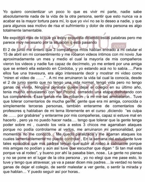 porqueTTarg's tweet photo. "Desgarrador"

Por el descargo de la menor a la que le hicieron bullying en Bariloche y luego expusieron en redes. https://t.co/bFdTrxfBJV