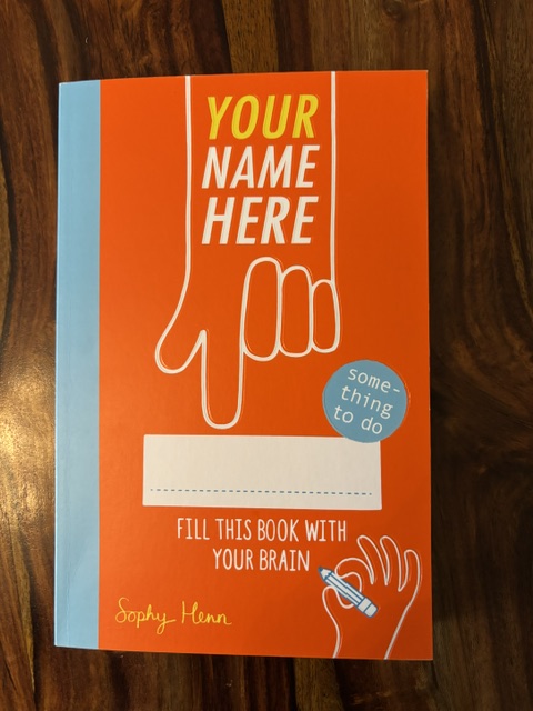 KateHeap1's tweet photo. What a perfect book for October half-term! Your Name Here by #SophyHenn is packed full of thought-provoking writing prompts that will get kids thinking creatively.
@newmodernbooks https://t.co/jYEbi1SZy9