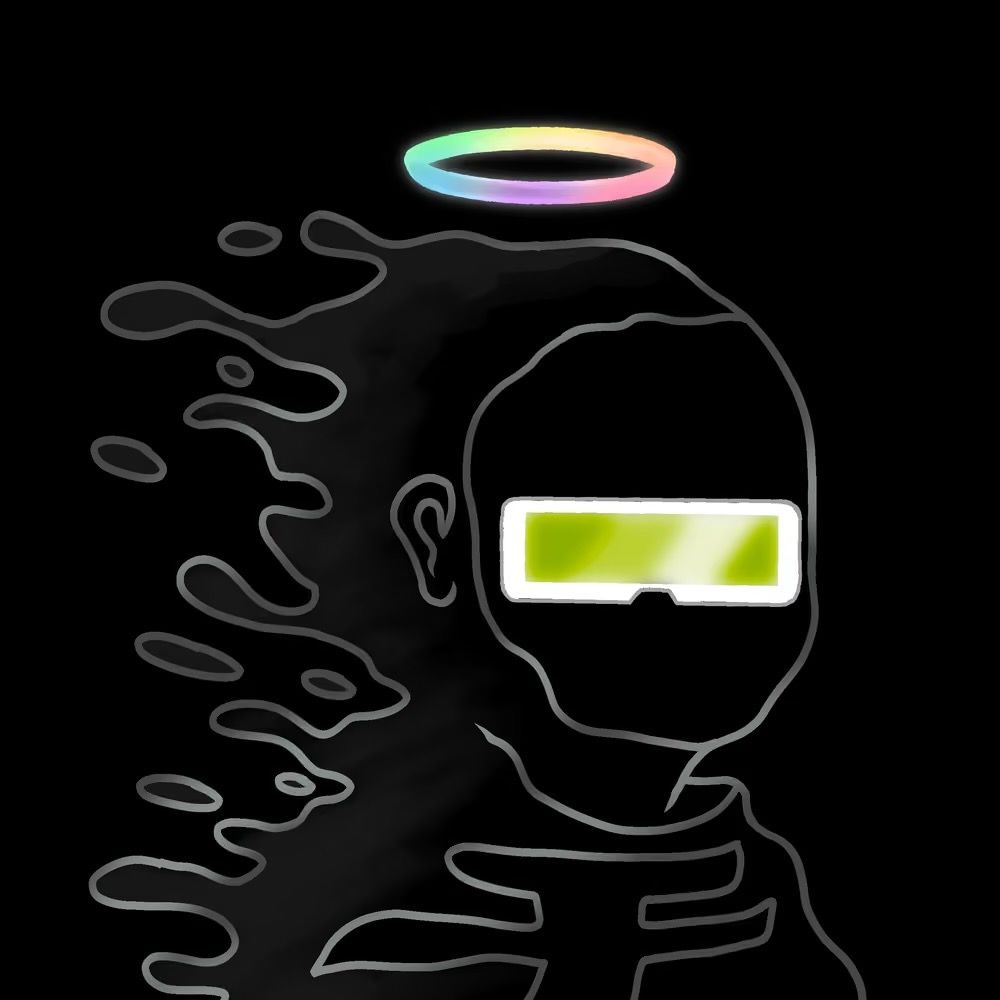TheWaveaArt's tweet photo. RhNark #182 

Invisible body with Rainbow halo 🌈 https://t.co/pPCWBI91Zc