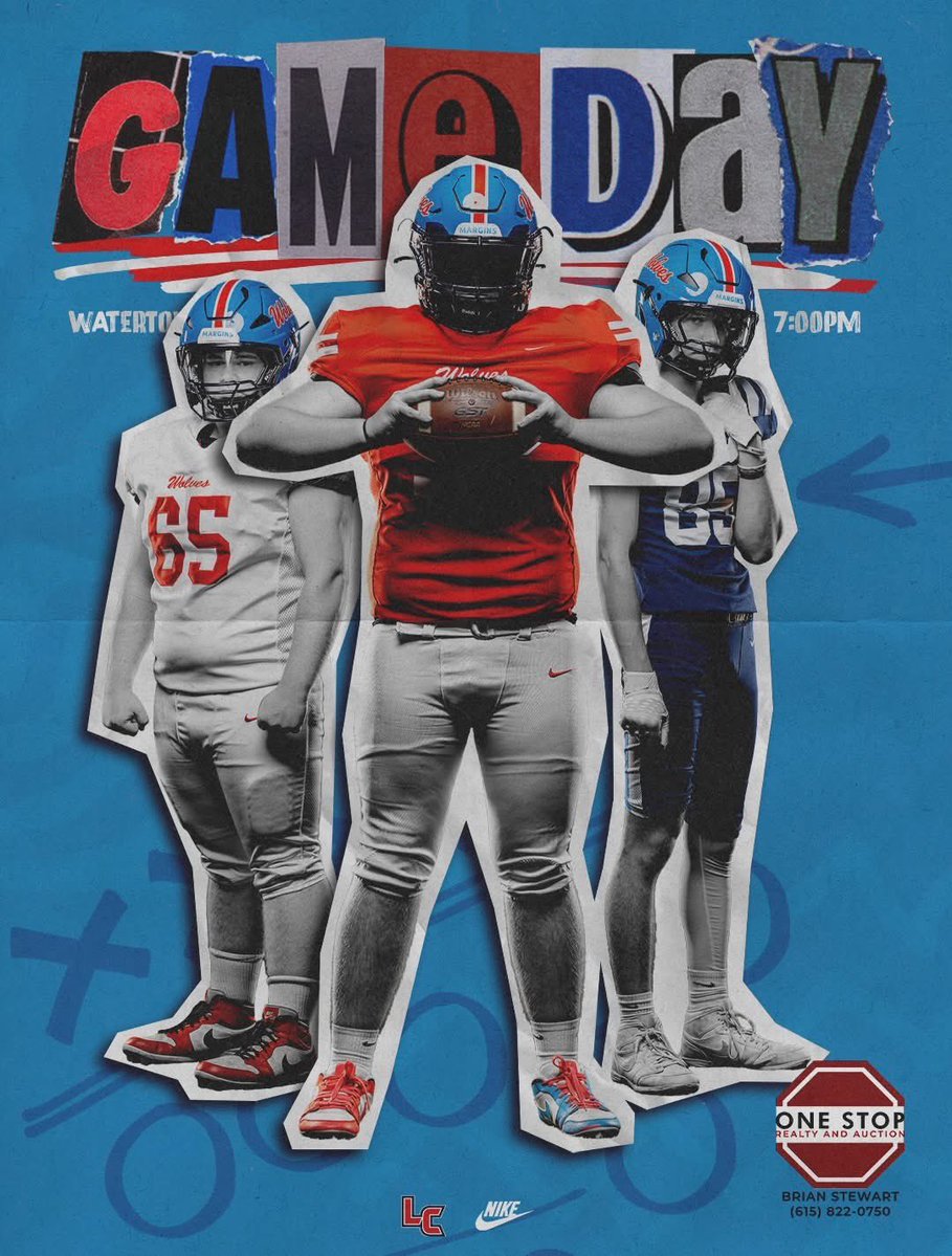 LCWolvesFball's tweet photo. ‼️GAMEDAY‼️

Wolves are in action on the road tonight traveling to Watertown! Kickoff is set for 7pm! https://t.co/O2bVRGT0wu