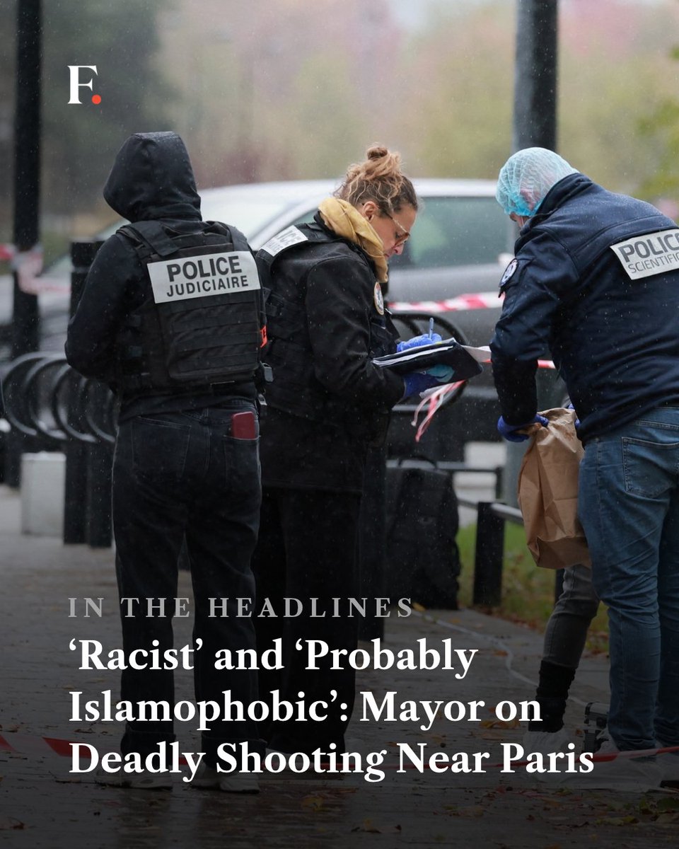 firstpost's tweet photo. The mayor of Trappes, France, has described a deadly shooting spree in the Paris suburb that left one person dead and five others injured as 'racist' and 'probably Islamophobic'. https://t.co/21lVjS3JuK