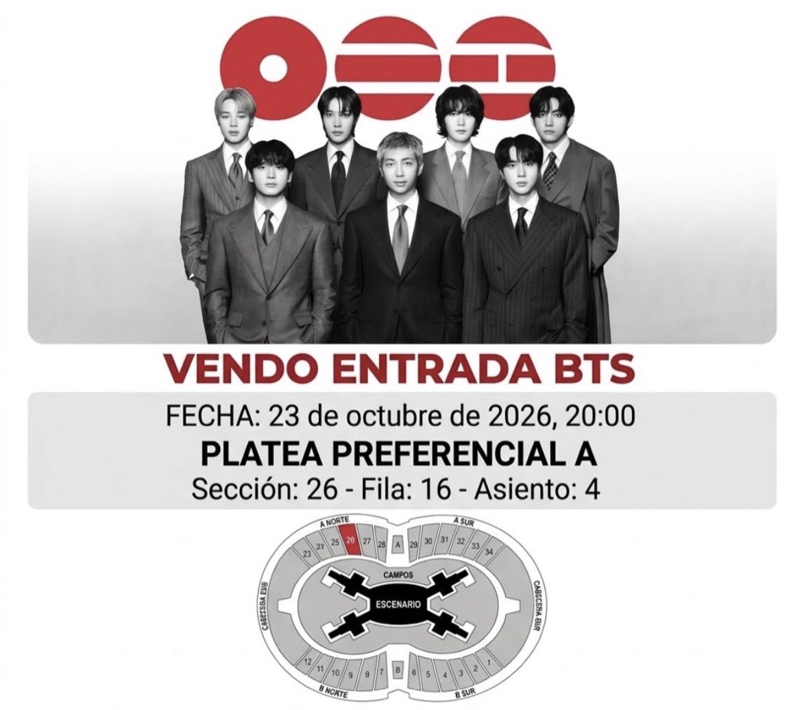 alltooiri's tweet photo. Chicas, necesito vender la entrada! Estoy en La Plata, es a 500k y la tengo en quentro! https://t.co/U0gs5SjXWR