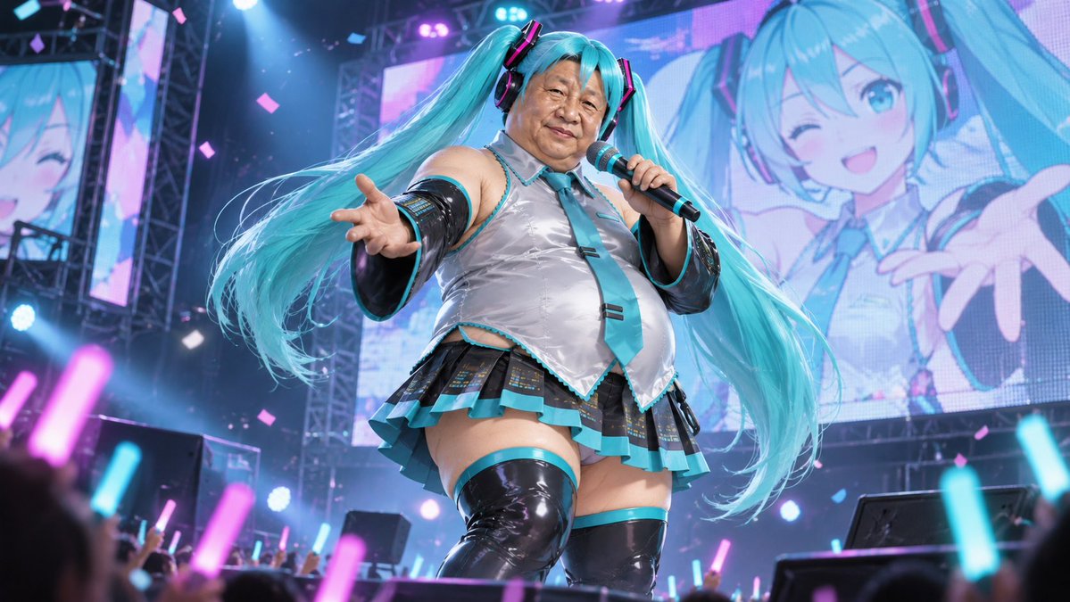 mjxijinping's tweet photo. 世界第一的公主殿下 #初音未来 #Miku #虚拟歌姬 #男娘 #coser #雌堕 https://t.co/e97rUwOC1S