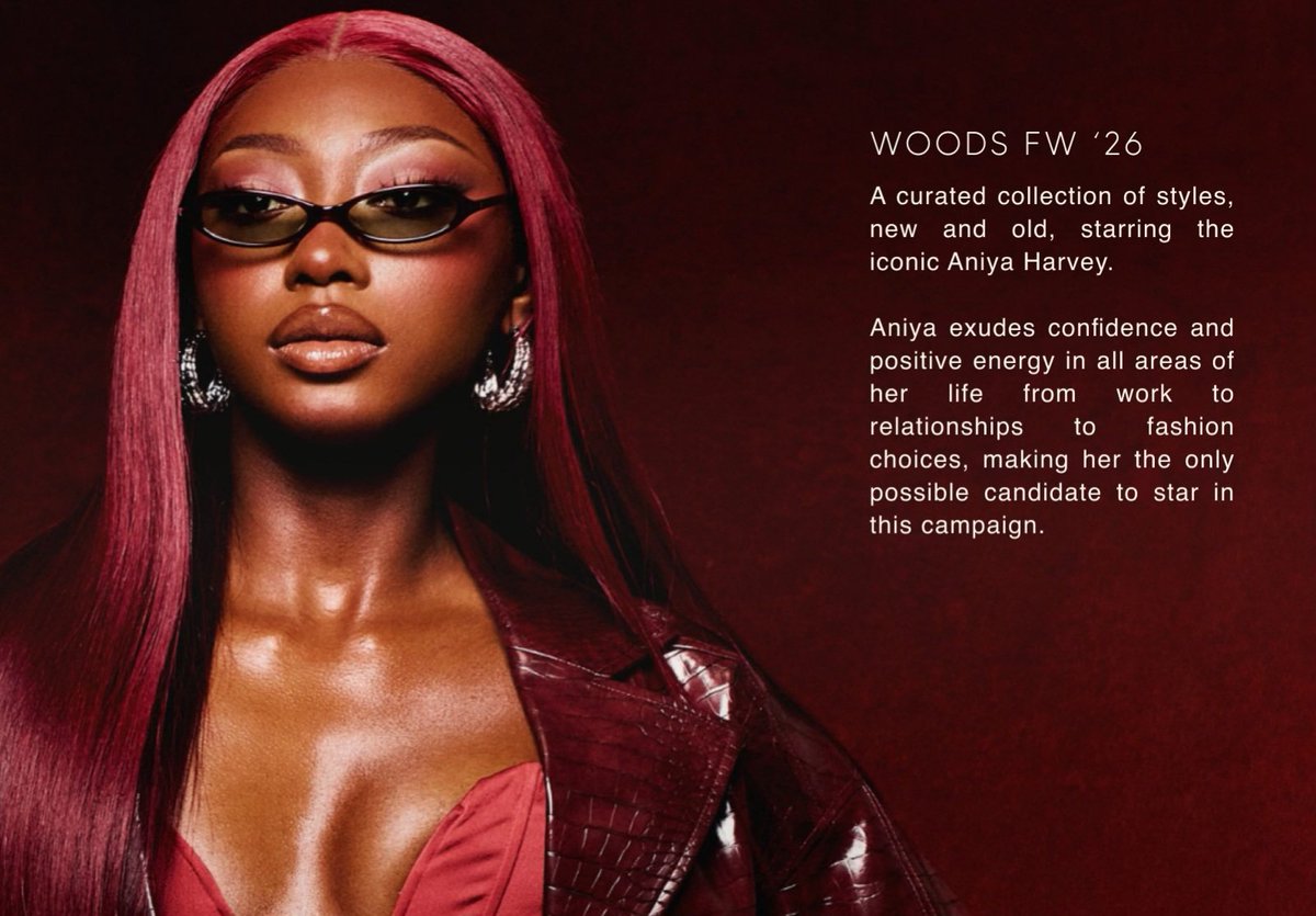 TRY_ONNN's tweet photo. Jordyn has chosen Aniya Harvey as the only possible candidate to star in the new WOODS FW 26 campaign, proving she really is the ultimate muse!

#AniyaxWoodsbyJordyn https://t.co/aAAstdeImK