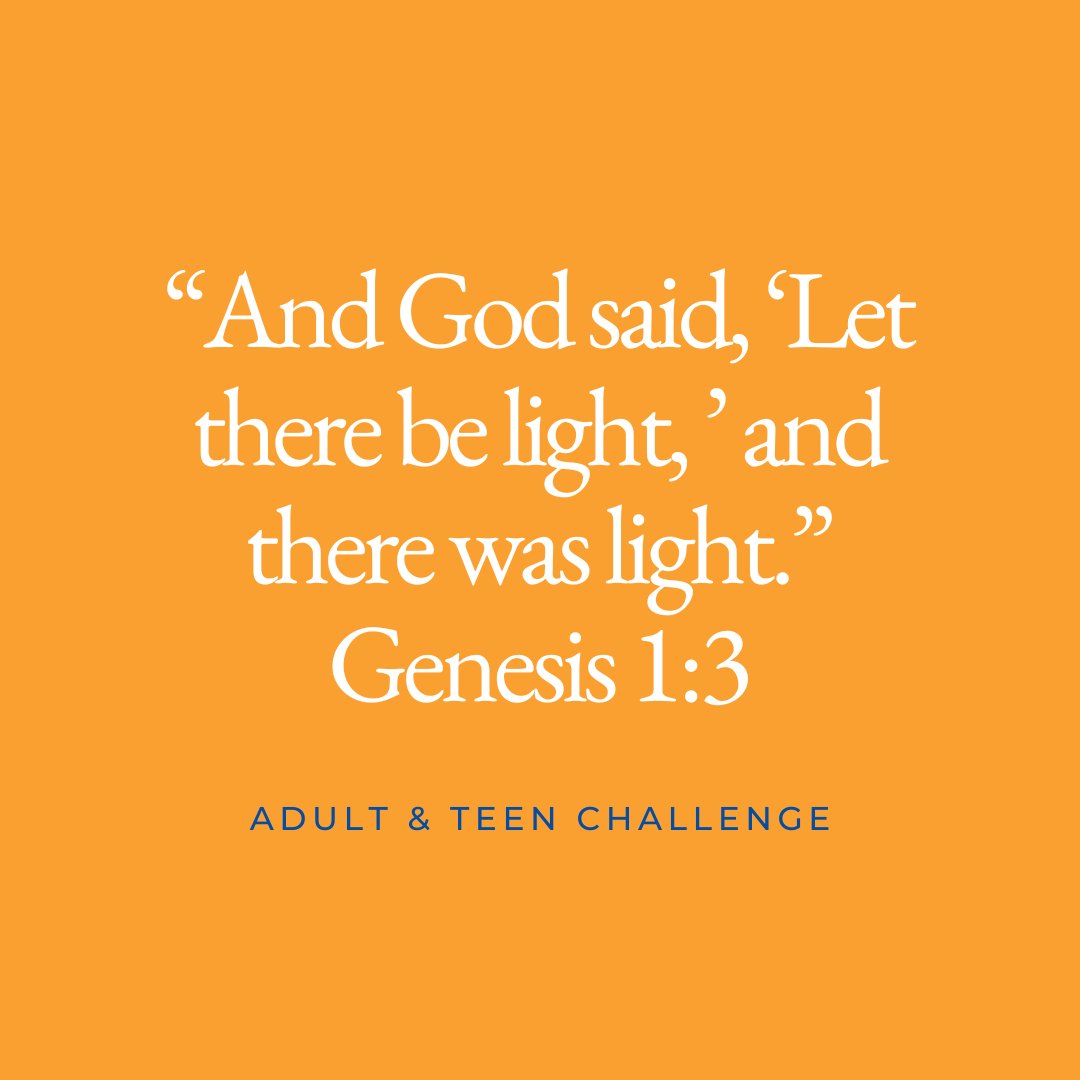 tcusa's tweet photo. When God speaks, darkness has no choice but to give way to light.

From the very beginning, God demonstrated His power to bring light where there was darkness. And He is still bringing light into lives, circumstances, and places that seem hopeless. https://t.co/S610U0ybXb