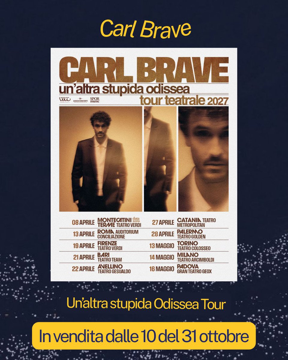 TicketOneIT's tweet photo. ✨️ Come dice il saggio: la felicità è avere sempre un concerto a cui andare ✨️ O no?

🎫 Vai su https://t.co/R4S45K3bLz e scopri tutti gli annunci!

#Concerti #Biglietti #Eventi #TicketOne https://t.co/TBv5RaUOyx