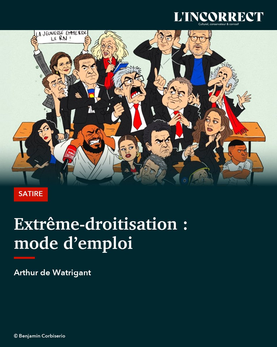 MagLincorrect's tweet photo. Arthur de Watrigant propose un mode d’emploi satirique en dix étapes de la disqualification d’un adversaire politique. 🔗 https://t.co/qiYRnyBzK9 https://t.co/fOaHUsVDs6