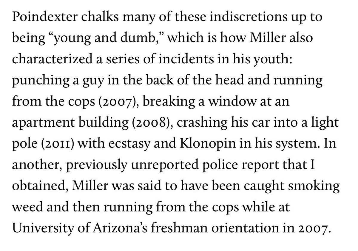 abbyvesoulis's tweet photo. As abuse allegations rock incumbent Rep. Max Miller, Republicans are trying to depict his Democratic opponent, Brian Poindexter, as a drug-using criminal. I compared their police records… and uncovered another, previously unreported, incident in which Miller ran from police. https://t.co/1lZLPaIe0l