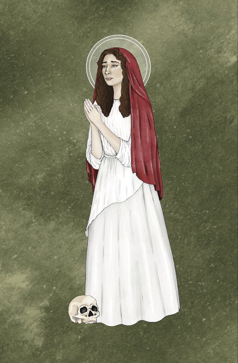 RachelToRome's tweet photo. Removing AI from your feed with 4 of my Saint illustrations https://t.co/izg9NLMwae