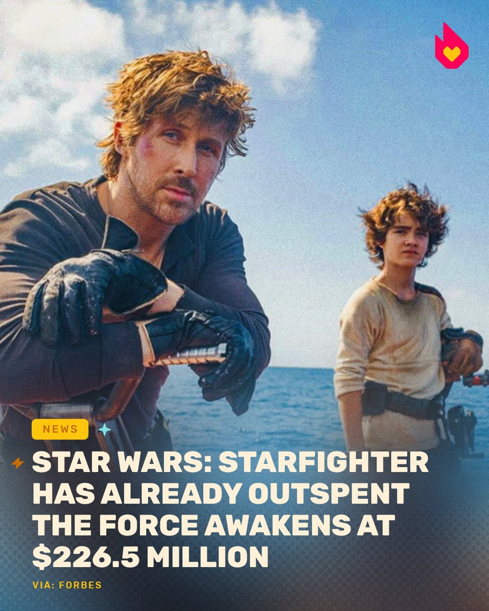 getFANDOM's tweet photo. While not the most expensive Star Wars film ever made, Star Wars: Starfighter has still racked up a healthy production budget 💰 https://t.co/9swkSzU9qO