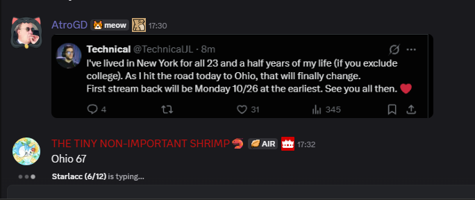 Atronicks_'s tweet photo. @TechnicalJL live aeonair reaction: https://t.co/Y9Z7smgEGO