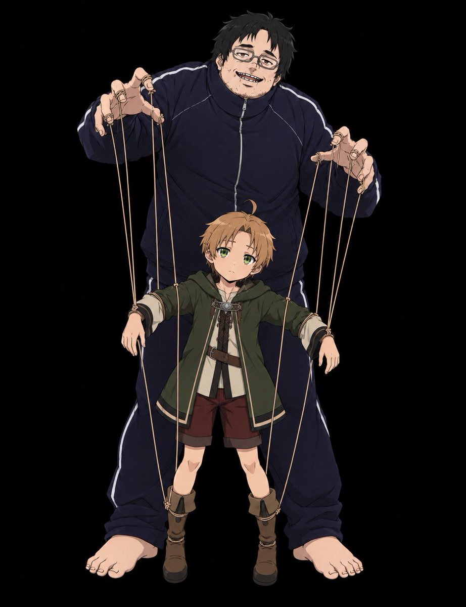 Randowhois's tweet photo. @m3mch0 @Youni_SSJ2 @miasonyson 1. Because children are dumb as fuck and Rudy was a grown ass man.

2. Idc if you call me a larper, I’d rather watch any other boring anime than forcefully consume that pedo slop. Author’s just adding shit to justify his actions. https://t.co/jfTcvf9TAq