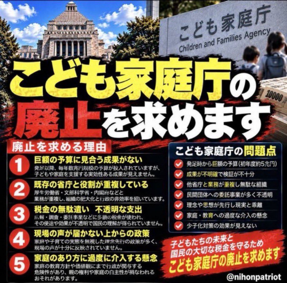 Emimaru315Ruri7's tweet photo. こども家庭庁の廃止を求めます🫩 https://t.co/uE4Hdai1oJ