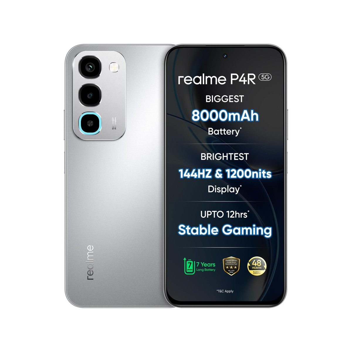 stealalertforIN's tweet photo. Steal Price: realme P4R 5G (Silver Glare, 6GB RAM, 128GB)

Listing at Rs21,349 on Flipkart (47% off Rs39,999)

Buy at Rs20,281 with Flipkart Axis or Flipkart SBI Credit Card cashback (Rs1,068 off)

https://t.co/yI9vd4ffPI https://t.co/ASbzGc6iNi