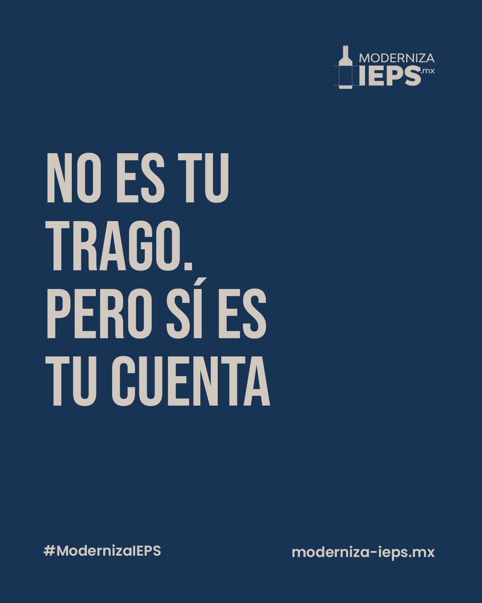 ModernizaI's tweet photo. ¿No tomas? Igual pagas. Cuando el alcohol es demasiado barato, la cuenta de salud llega a todos. 

Conoce la propuesta 👉 https://t.co/wF0sy2k8GG

#ModernizaIEPS #PisoParejo #Mexico #IEPS #hechoenmexico https://t.co/6FnNwgTpOq