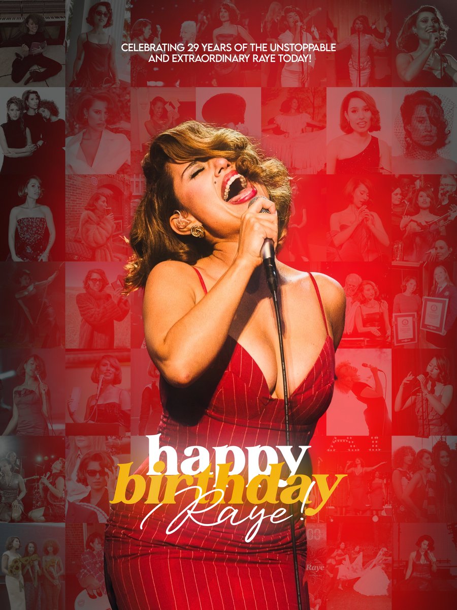 RayeChina's tweet photo. Happy 29th birthday to the visionary artist, record-breaker, and Mercury Prize winner RAYE! 🎂

Thank you for healing millions with your voice and showing the world what real passion looks like. Here’s to another legendary year ahead! ❤️ https://t.co/3d9FI2ikJL