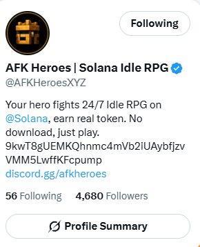 CabacangSa82328's tweet photo. @SolanaAppWorld @loyal_hq @AFKHeroesXYZ MISSION DONE 🫡 https://t.co/seJvLMTnj3