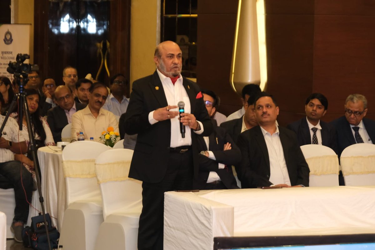 cbic_india's tweet photo. Continuing CBIC's outreach following the 57th GST Council, Shri Vivek Chaturvedi, Chairman, CBIC, and Shri Sanjay Mangal, Member (GST), CBIC, met with trade associations and taxpayers from Maharashtra in Mumbai, India’s financial and commercial capital, on 22 Oct 2026. Ms. Prachi Saroop, Pr. Chief Commissioner, GST & Central Excise, Mumbai Zone, Shri Asheesh Sharma, Commissioner of State Tax, GST, Maharashtra, and senior CGST–SGST officers were present.

👉 Addressing over 150 representatives from trade bodies, industry associations, chambers, and professional organisations, the Chairman highlighted GST’s contribution to realising Viksit Bharat 2047 and outlined key reforms announced. The Member highlighted various measures being undertaken by the Board to make compliance easier.

👉 Stakeholders were invited to share feedback, and queries, which were addressed by the Chairman and Member, who also interacted with CBIC officers of Mumbai Zone.
