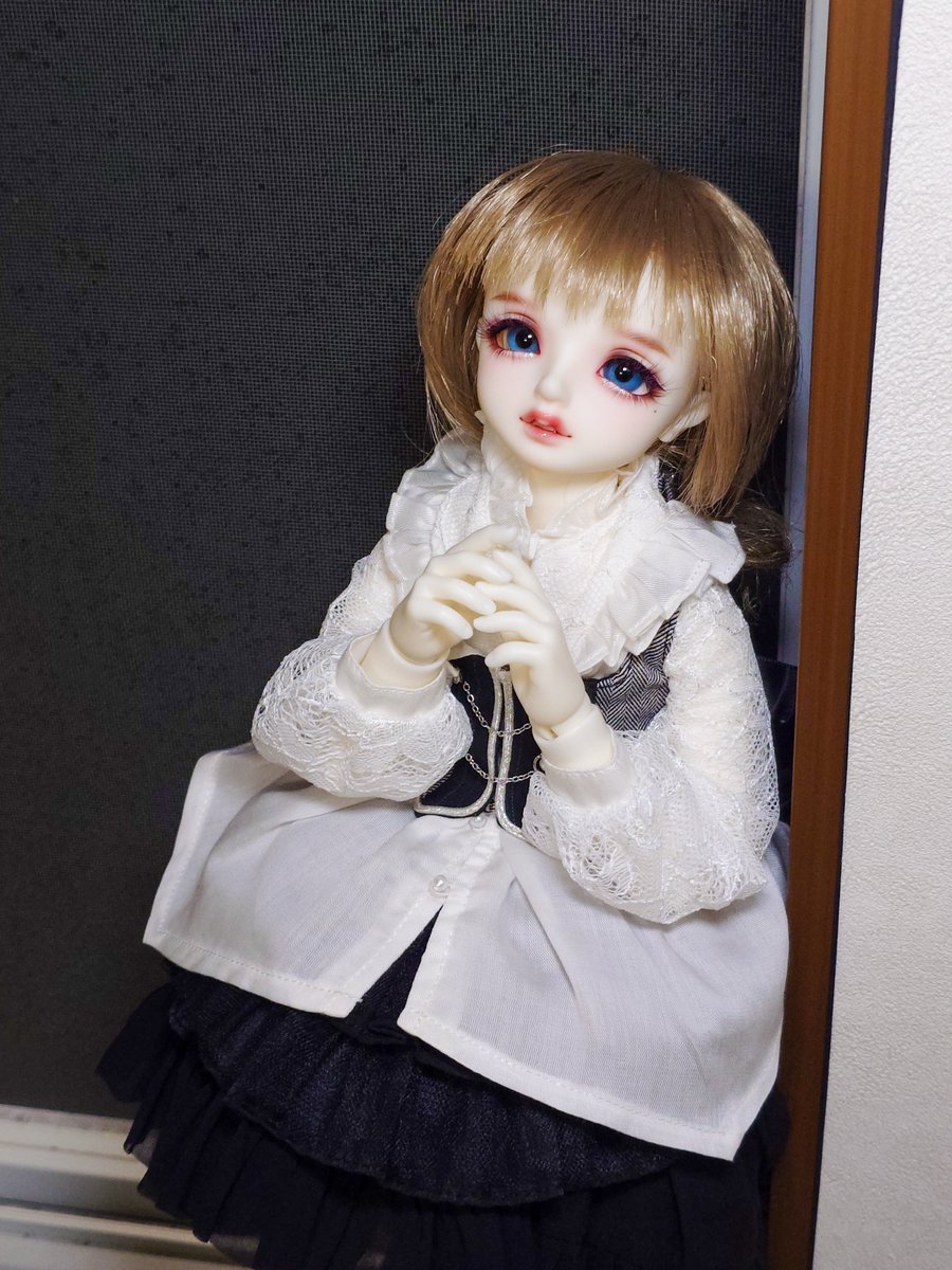 kazuyama1217's tweet photo. 蘭ちゃんの表情に癒されます。
*ପ(◍˘ ꒳˘)✯*・☪:.。オャスミナサィ…
#SDM54
#だいごろせんせーのメイク https://t.co/HSFTs1u1mC