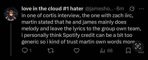 huellitkang's tweet photo. just a reminder that cortis’ main producer SupremeBoi was also credited on deja vu BEFORE martin/james! they literally only worked a little bit on the melody as a learning experience w their own producer as babysitter 😭 thats slow rabbit’s song baby dont get it twisted https://t.co/gqa0P14L0U