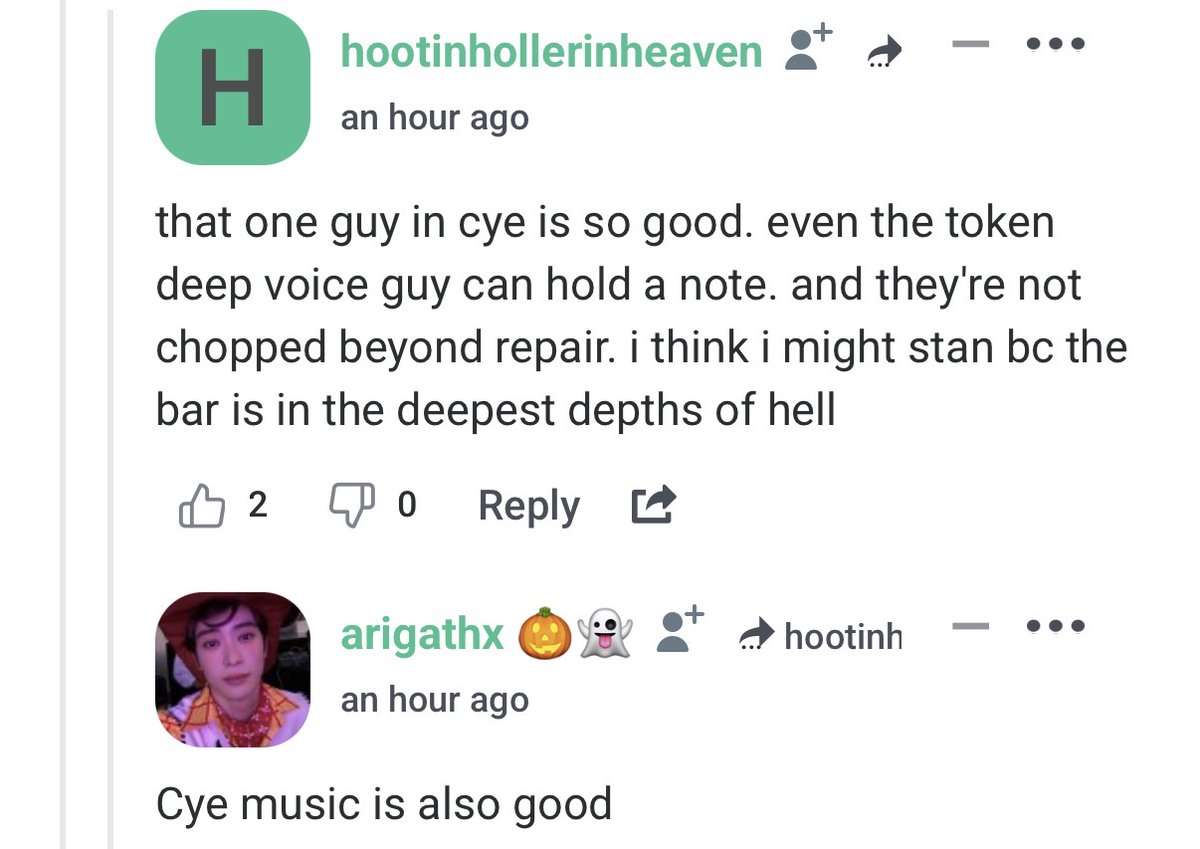 cluafan's tweet photo. it's always an experience running into a cye mention in the pannchoa comments https://t.co/lkX2cNS8OJ