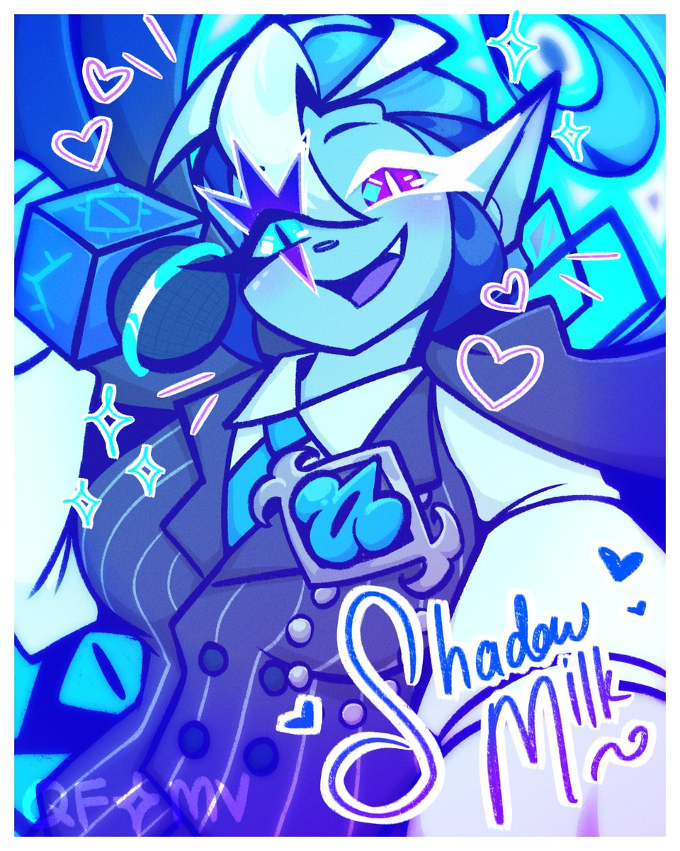 MissVeemo's tweet photo. Last art before the incident that I had to redraw from scratch 
boobiful shamimi 🩵💙

#shadowmilkcookie #cookierunkigdom #crk https://t.co/llfCSQVQdU
