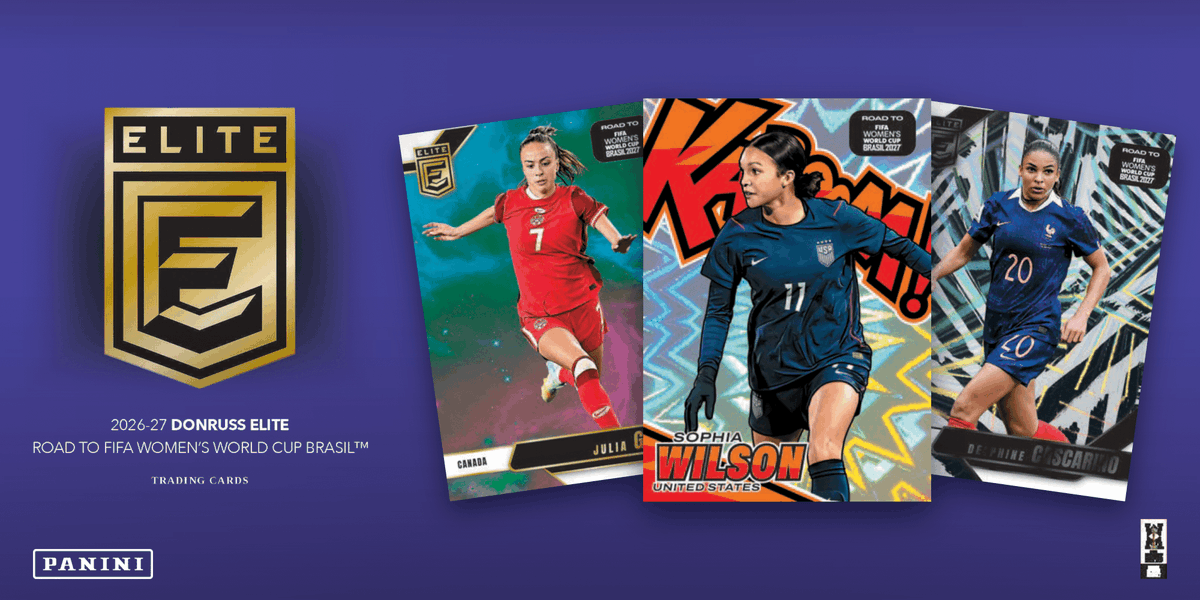 GTSDistribution's tweet photo. Check it out!! 😃 2026 Donruss Elite Road To Women’s World Cup Soccer Cards https://t.co/sCRuNvqrVa #TheHobby https://t.co/OmfzSefYFi