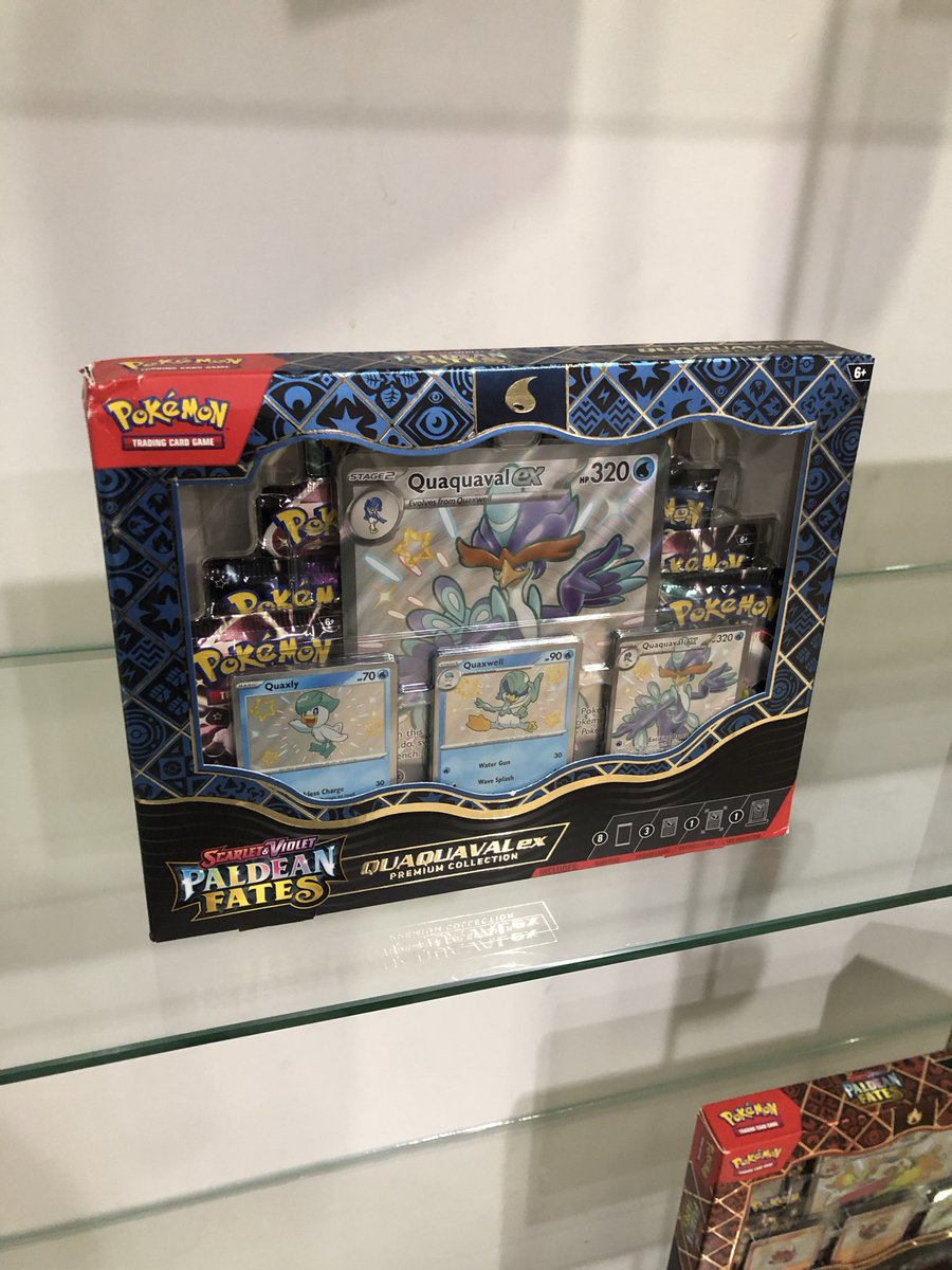 KantoCollecting's tweet photo. Paldean Fates Premium Collection [Quaquaval ex]

Day 31 https://t.co/a2jZS6cljh