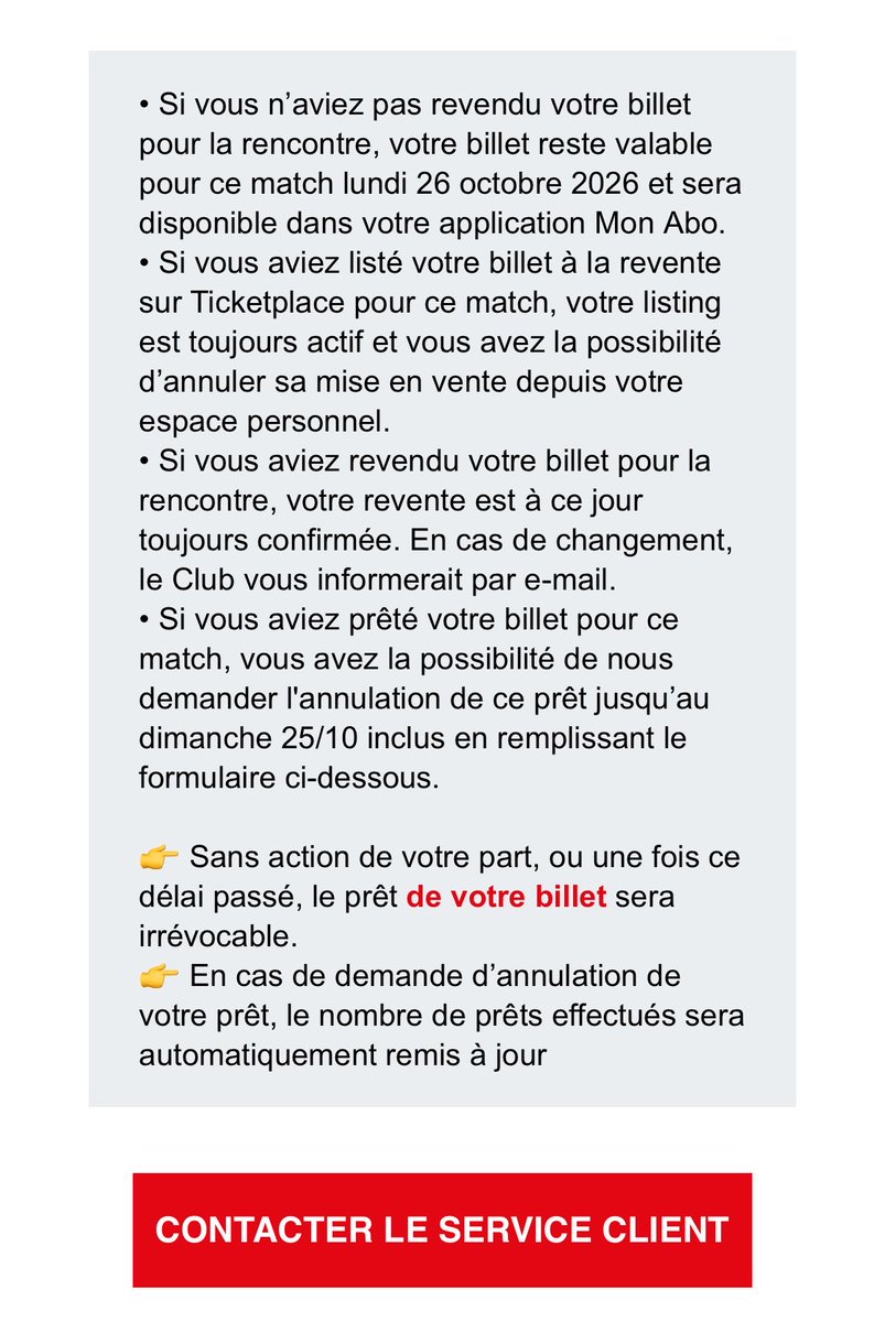 lasource75006's tweet photo. Pour information voici ce que le PSG a envoyé à ses abonnés après le report du match PSG / Lyon. #PSGOL https://t.co/jkD4H8CTIJ