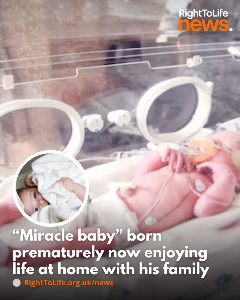 RightToLifeUK's tweet photo. A “miracle baby” who was born prematurely at only 33 weeks’ gestation is now enjoying being at home with his family.😃 Read the full article here: https://t.co/RHDdY7bECZ https://t.co/wLVZufzTmd