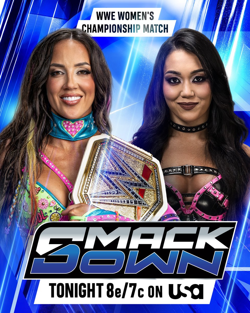 WWE's tweet photo. This could change EVERYTHING...

@ImChelseaGreen defends the WWE Women's Championship against The Judgment Day's @roxanne_wwe TONIGHT on #SmackDown!

📍: Ontario, CA
🎟️: https://t.co/fBs5SG9Qfn
📺: 8 ET/7 CT on @USANetwork https://t.co/Z8kVabrTra