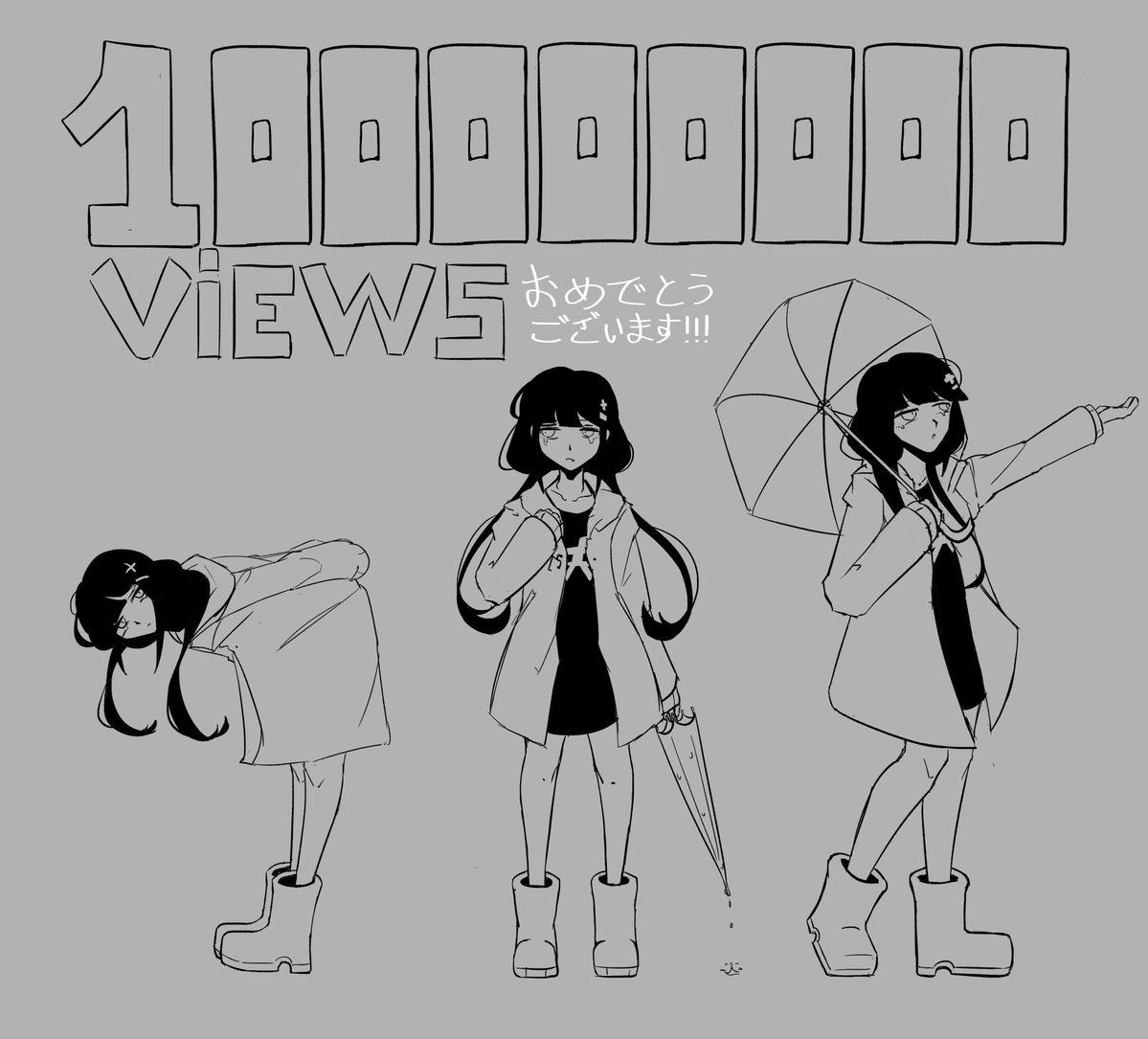 4LeafedNat's tweet photo. Congrats on the 100 M views on Lost Umbrella!!!

#osagechanFA https://t.co/3XpQprC8t8