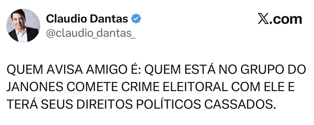 lucianocarvaIho's tweet photo. Nem chegaram no poder e já tão ameaçando o eleitor. https://t.co/XxC8I2OpgP
