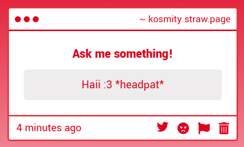 kosmityy's tweet photo. Haihai >_< *purrrs* https://t.co/hAkdkzCxCM
