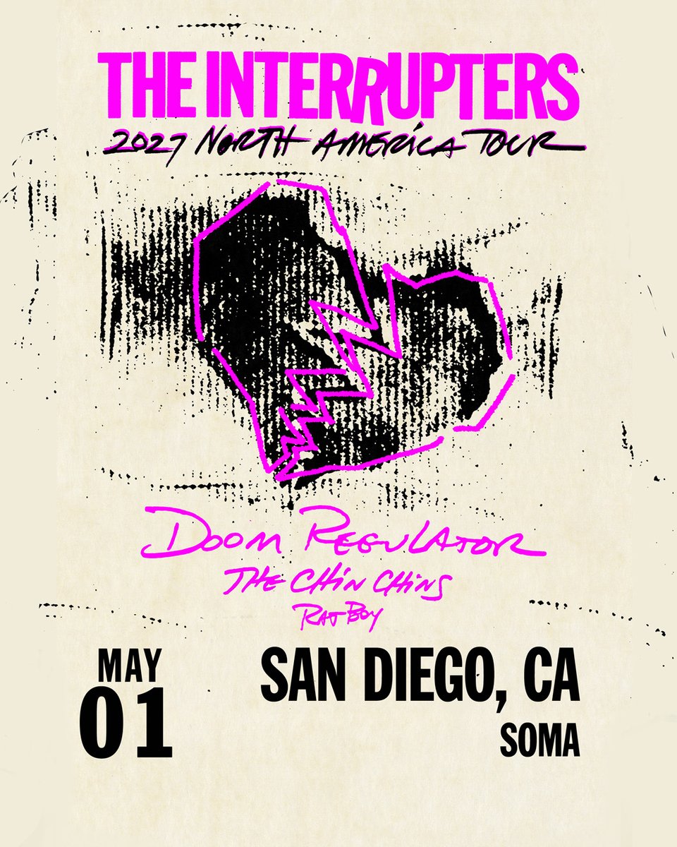 Interruptweets's tweet photo. SAN DIEGO! Tickets on sale now!

https://t.co/mrNomjMVsv https://t.co/bQLJ89r7V1