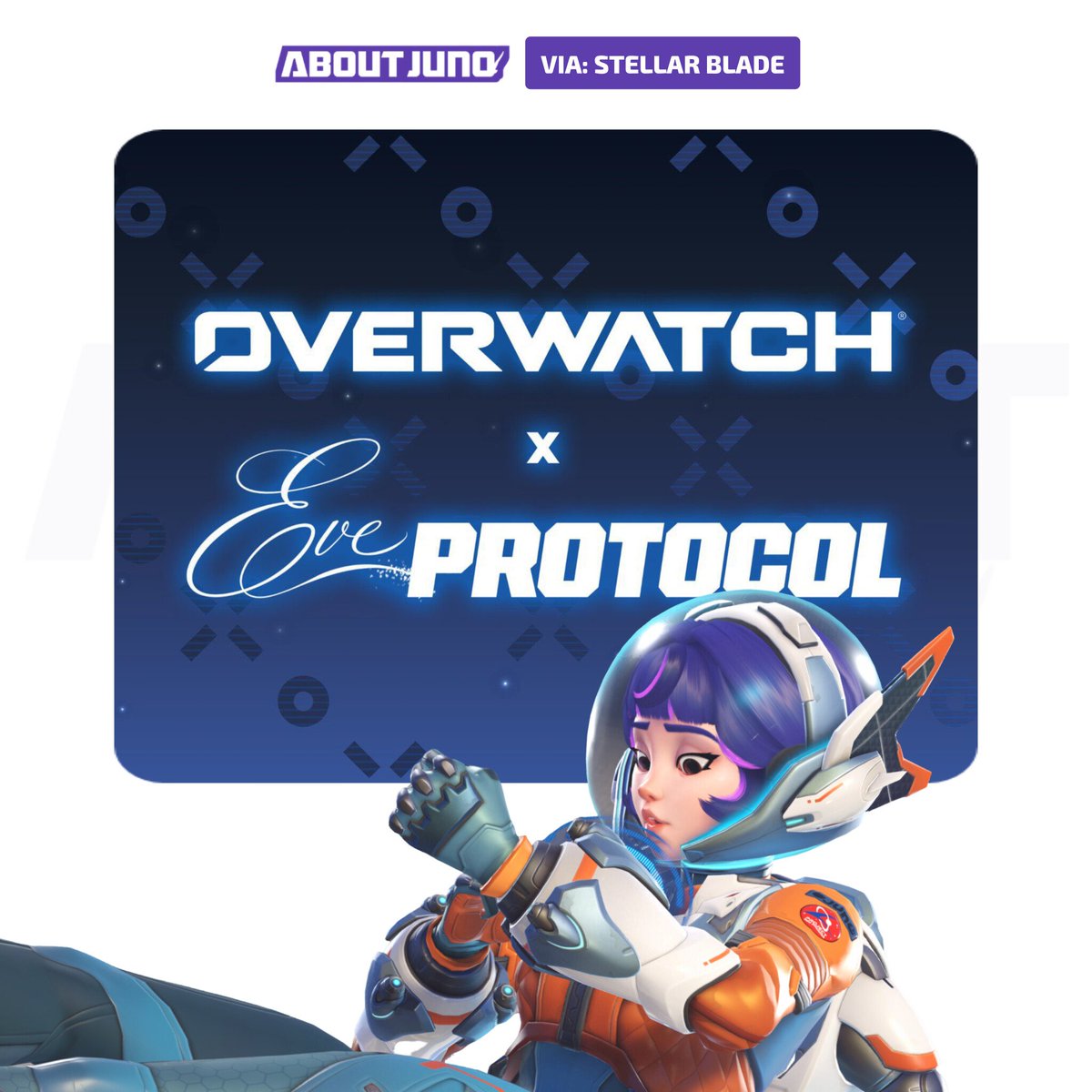 AboutJunoOW's tweet photo. The #Overwatch x Stellar Blade Collaboration is on the way 💫

Do you think Juno could secure a spot for a skin? 💭 https://t.co/KbqS9myodG