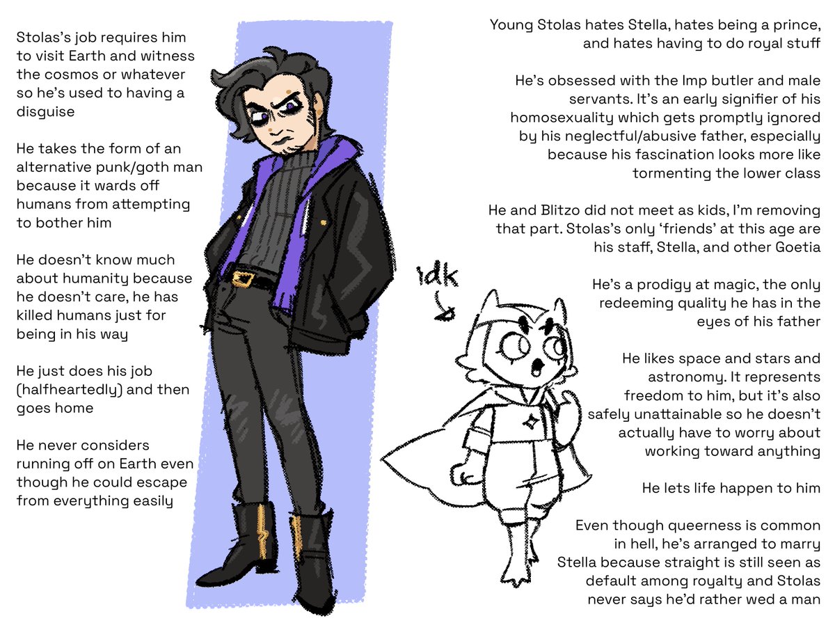 eros_seltzer's tweet photo. The Stolas part of my “Stolas gets turned into an imp” AU

Couldn’t call it that in the last part because it was only Stella

He’s unchanged (except for the obvious) for the most part, I just think the things around him should change (consequences) https://t.co/AMCKVE0mXX