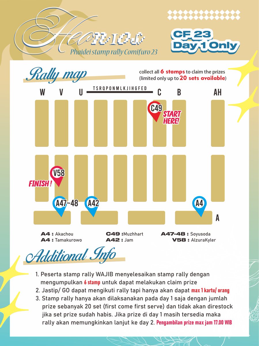 akachou_tweet's tweet photo. Shares are appreciated☀️

A scroll just dropped in front of you....📜🌾

【Hҽσɳισʂ】PhaiDei stamp rally is coming to #CF23✨
Let's dive into PhaiDei's love journey in multiple mythical AUs 💘

Collect all 6 stamps from all 6 artists to get the prize bundle! 🎁✨

#comifuro23 https://t.co/aJCMHtfXRl