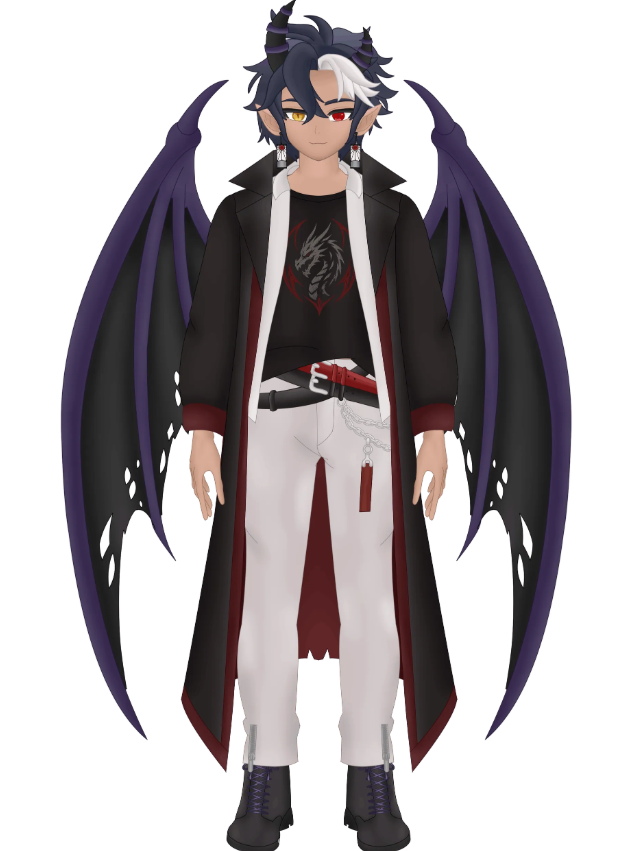 Zaynkuro's tweet photo. Dark vibes, powerful energy! 
 Commissions Open! DM to bring your ideas to life 

#Vtuber #CharacterDesign #CommissionsOpen https://t.co/zpGx7EQ3kn