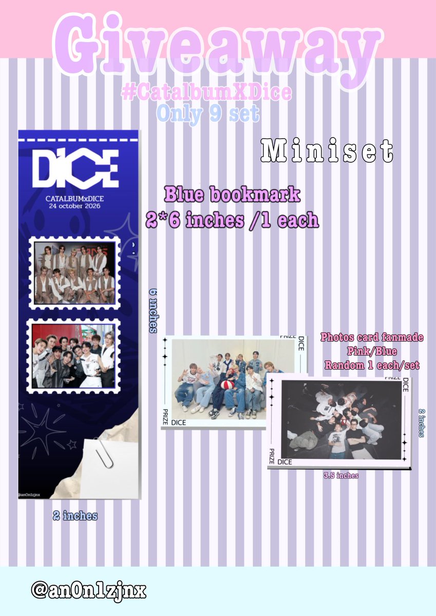 an0n1zjqnx's tweet photo. Giveaway- 2แบบค้าบบ
 #แจกครับมารับdice 
Location 📍bravo bkk
Date 📅 24 oct 26(24/10)
Time 🕚 TBA
มารับกันด้ายย เค้าไม่กัด มองหาคนตัวอ๊วนๆไว้ดะเลยย 

#CATALBUMxDICE
#แจกครับมารับDICE
#DICE_SONRAY https://t.co/H9hUvSPYew