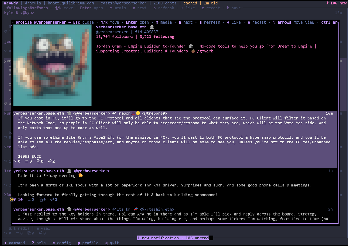 arfonzo's tweet photo. @yerbearserker in textmode, via my hypersnap client meowdy.
 https://t.co/9V1yXRU4PJ https://t.co/q67xHkykPv