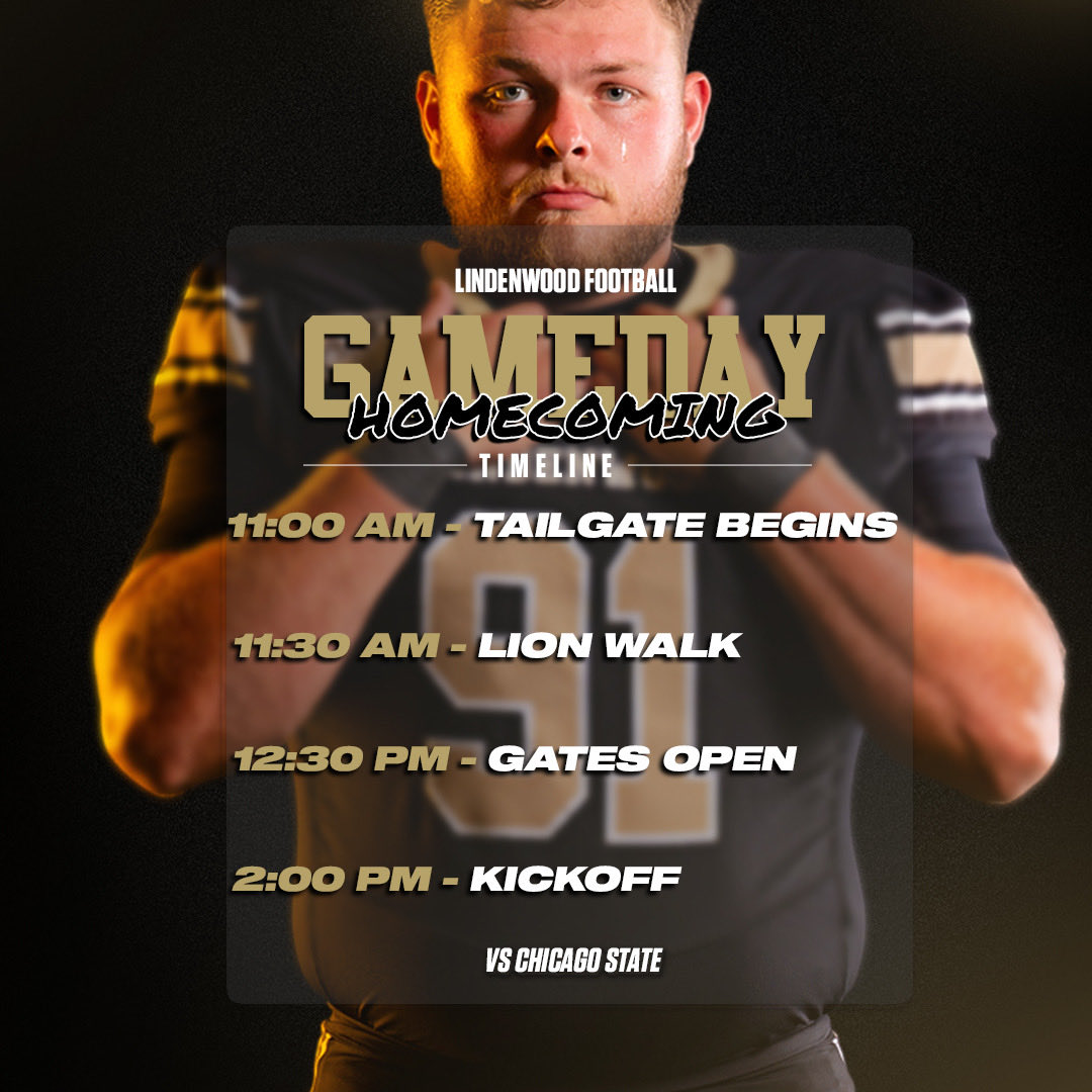 LU_Lions's tweet photo. Here’s everything you need to know before tomorrow’s Homecoming game against Chicago State! 🦁🏈⬇️

📕 | https://t.co/uarywHzIpT

#OnTheHunt https://t.co/1DeFFQPj4G