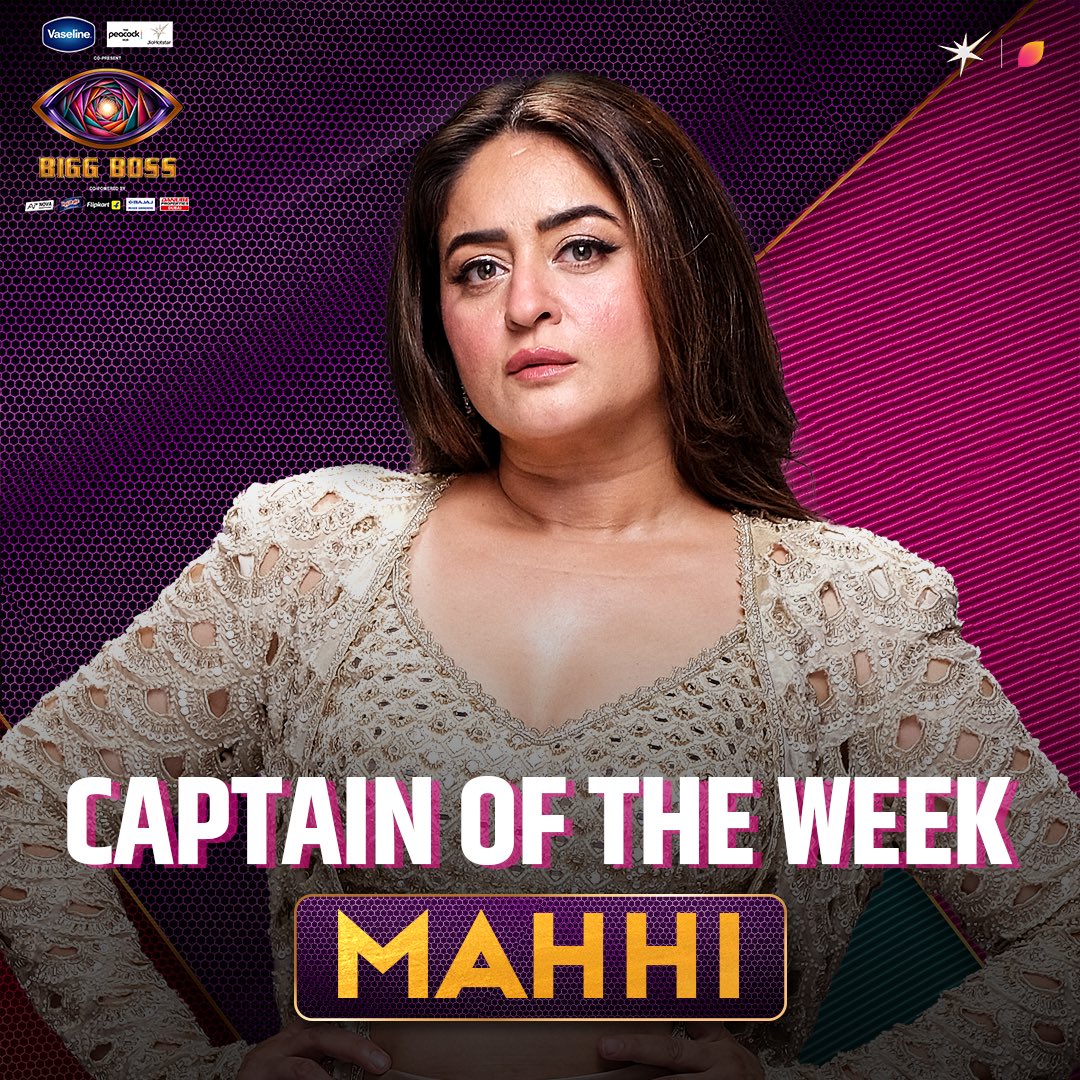 HotstarReality's tweet photo. Iss week it’s going to be #Mahhi’s way!

Dekhiye #BiggBoss20 ka naya episode, har roz raat 9 baje #JioHotstar par aur 10:30 baje #ColorsTV par.

#BiggBossOnJioHotstar https://t.co/OOdamraezW